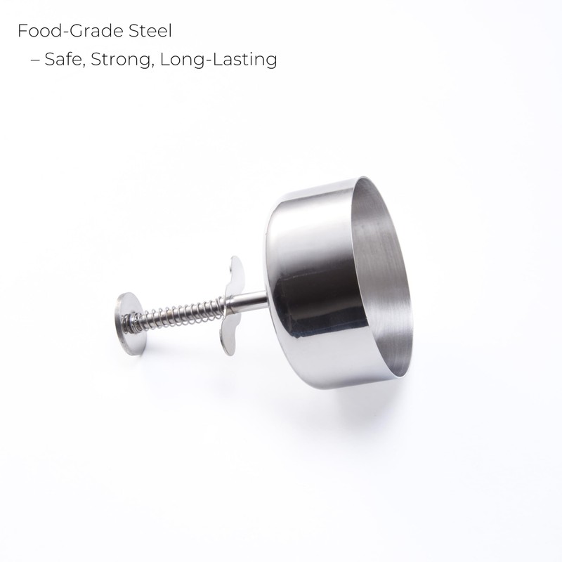 Polvoron Molder Filipino – 304 Stainless Steel Cookie Press with