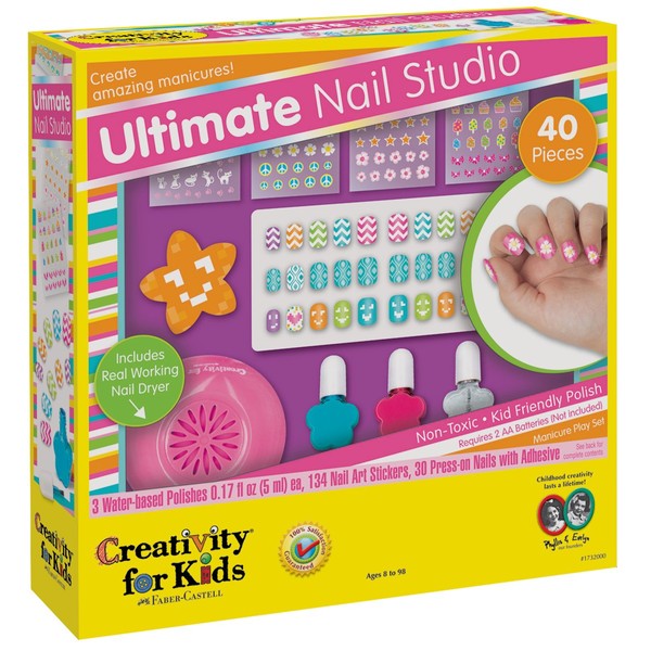 Creativity for Kids Ultimate Nail Studio Manicure Play Set