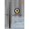 Hyoola Tall Taper Candles - 20 Inch Black Unscented Dripless
