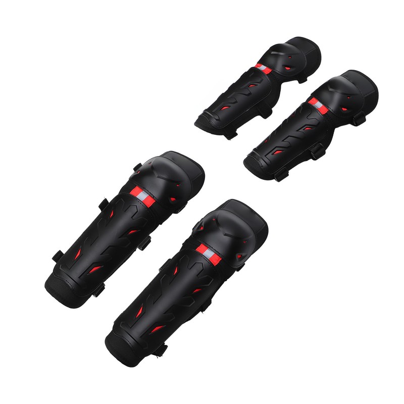 4PCS Knee Pads Elbow Pads Night Luminous Knee Protective Gear