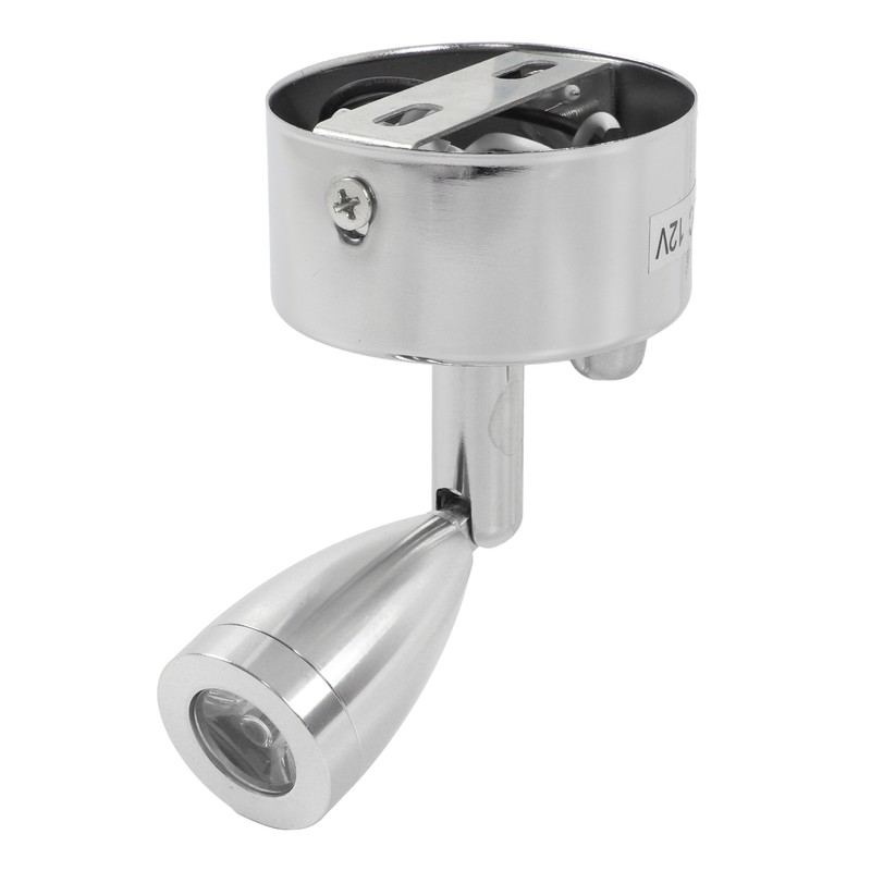 12V 3W LED Small Spotlight Warm White Swivel Reading Lamp