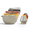 TEANAGOO Japanese Ceramic Matcha Bowl with Whisk Holder, 530 ml,