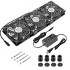 AmRunJe 3X 120mm Computer Fan with AC Plug 110V –