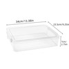 WizeFolk Clear Boxes for A4 Documents Document Organizer Stackable Clear