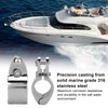 Ejoyous 2 x Boat Bimini Top Folding Jaw Push, Bimini