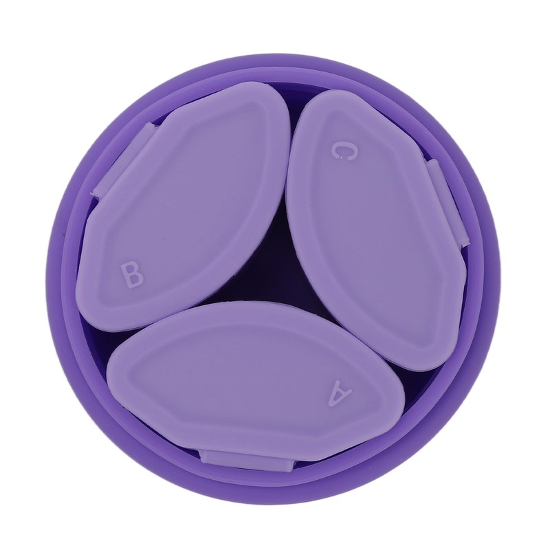 Travel Silicone Makeup Containers Set with 3 Dispensers Refillable Empty