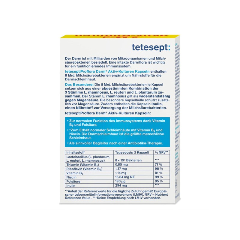 Tetesept Probiotics/Capsules/2Pcs