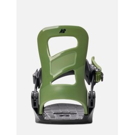 K2 Lil Mini Snowboard Bindings, Green, XSmall