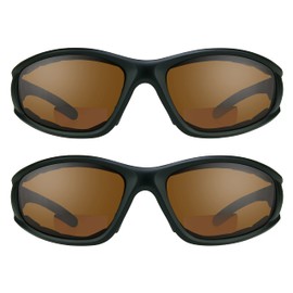 Bikershades Motorcycle Safety Sunglass Reader Z87 Padded Mens +2.00. 2 Pairs Blue Light Blocker Lenses