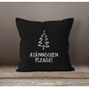 MoonWorks At?nnschen Please! Christmas Decorative Cushion Cover Gift Black Jumper