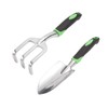 2 Pieces Garden Shovel Garden Tools Garden Trowel Metal Tool