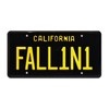 Lucifer | FALL1N1 | Metal Stamped License Plate