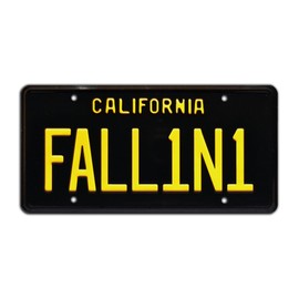 Lucifer | FALL1N1 | Metal Stamped License Plate