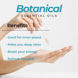 Essential Oils Blend Set, Relaxation Fragrance Gift for Women and Men, Natural Aromatherapy Kit for Diffuser, Home, Body Topical Massage (Dream, Breathe, Balance, Stress, Thief)