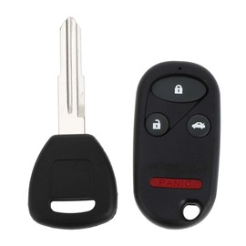 X AUTOHAUX 315MHz KOBUTAH2T Keyless Entry Remote Ignition Transponder Key Fob for Honda Accord 1998-2002 for Acura TL 1999-2003 13 Chip 4 Buttons
