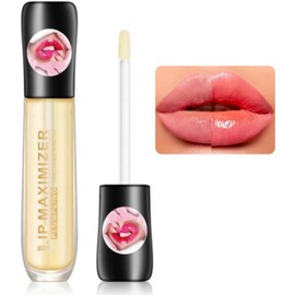 Suero para el Cuidado de Los Labios, Aceite y Brillo Labial Voluminizador Rellenador de Labios Natural, Mejora la elasticidad de los labios, Profundamente hidratante, Hidratante y reparador