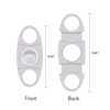 Anntuk Cigar Cutter Stainless Steel Guillotine Double Cut Blade in