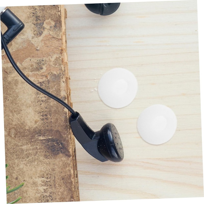 COLLBATH 30pcs Earbud Replacement Sponge Pads Round Earbud Sponge Covers