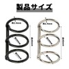 PAVIKE Loose Leaf Binder Rings, 3 Holes, Set of 6,