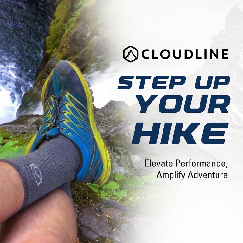 CloudLine - Merino Wool Hiking Socks for Men & Women