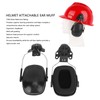 Ear Muffs for Helmet, Helmet Attachable Ear Muff 27db Noise