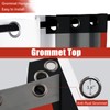 Tyrot Red Black Grey Blackout Curtains for Bedroom Living Room