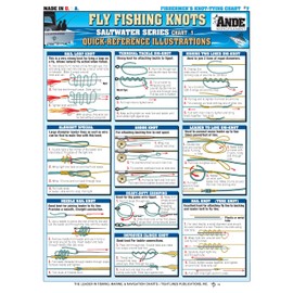 Fly Fishing Knots #7 (Saltwater Series #1) - Waterproof Guide to 15 Essential Fly Knots | Portable & Built to Last | Double-Sided Easy to Read Diagrams | Fishermen's Fly Fishing Knot Tying #7