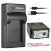 Kastar Battery Slim USB Charger for Panasonic VW-VBG6 & AG-HMR10