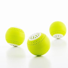 InnovaGoods Ecoballs for Refrigerator, ABS and Active Carbon, Yellow, 5 x 5 x 5 cm