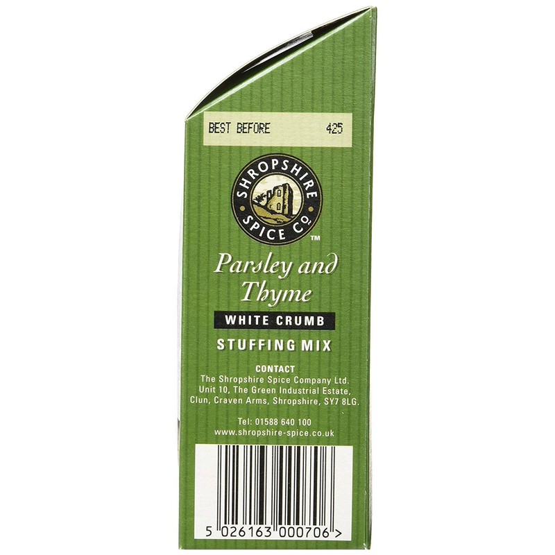 Shropshire Spice Parsley & Thyme Stuffing with White Crumbs 150g