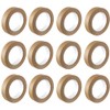 GTSE Brown Paper Tape, 24mm x 50m, Sticky Recyclable Tape