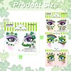 4 Pcs St. Patrick's Day Face Tattoos Stickers Green Shamrock