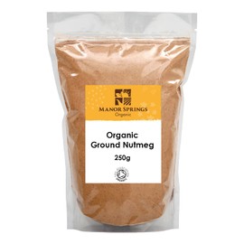 Organic Ground Nutmeg 250g by Manor Springs Organic