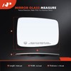 A-Premium Right Passenger Side Heated Mirror Glass with Backing Plate