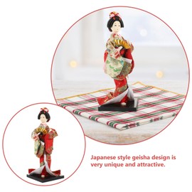 TOYMYTOY Japanese Style Geisha Doll Kimono Doll 10.63 Inch Desktop Decor Japanese Decor Japanese Souvenir Gift