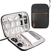 VOCUS Electronics Organizer Small Travel Cable Organizer Bag Compact Waterproof