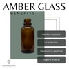 ADVANCED ASCENT Amber Glass 1 oz Nasal Sprayer! EMPTY, Refillable,