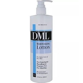 DML Moisturizing Lotion Fast Absorbing For Dry Skin Hypoallergenic Formula 16 Oz