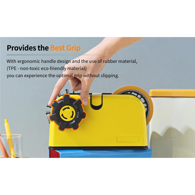 [TENDO°] Multi-Section Tape Dispenser ZO-508: Innovative Cutter for Custom Tape