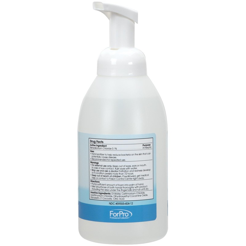 ForPro Professional Collection Alcohol-Free Foaming Instant Hand Sanitizer, Moisturizing, Dye
