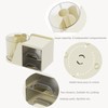 WITERY Desktop Organiser with 360 Rotating Pen Holder and 2