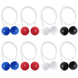 YOUNGSAY 8 Pairs of Ladder Golf Balls, 42 mm Hard Ladder Golf Replacement Balls, Colour Mix Balls for Ladder Golf for Yard, Lawn and Beach (4 Colours)