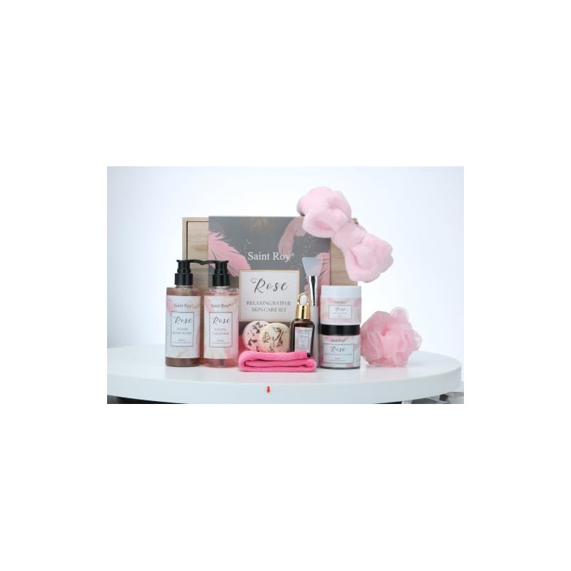 Saint Roy Regalos Spa Mujeres Kit Cuidado Personal Piezas Aroma