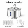 2.2L Smart Motion Sensor Cat Water Fountain – Stainless Steel