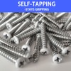 #8x1 Pan Head Polar White RV Screws | Multi-Pack |