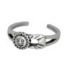 eJewelryPlus Sterling Silver 925 Sun and Moon Toe Ring adjustable
