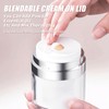 Lotion Dispenser Travel,Refillable Airless Pump Jar Empty for Liquid,50ML Vacuum