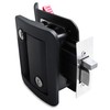 RV Travel Trailer Entry Door Lock Polar Black Paddle Deadbolt