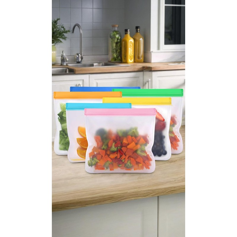 TSA-Approved Leakproof Toiletry Bags 4-Pack Clear Zipper Pouches for Liquids,