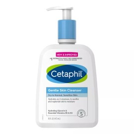 CETAPHIL GENTLE SKIN CLEANSER 16OZ  DRY TO NORMAL SENSITIVE SKIN